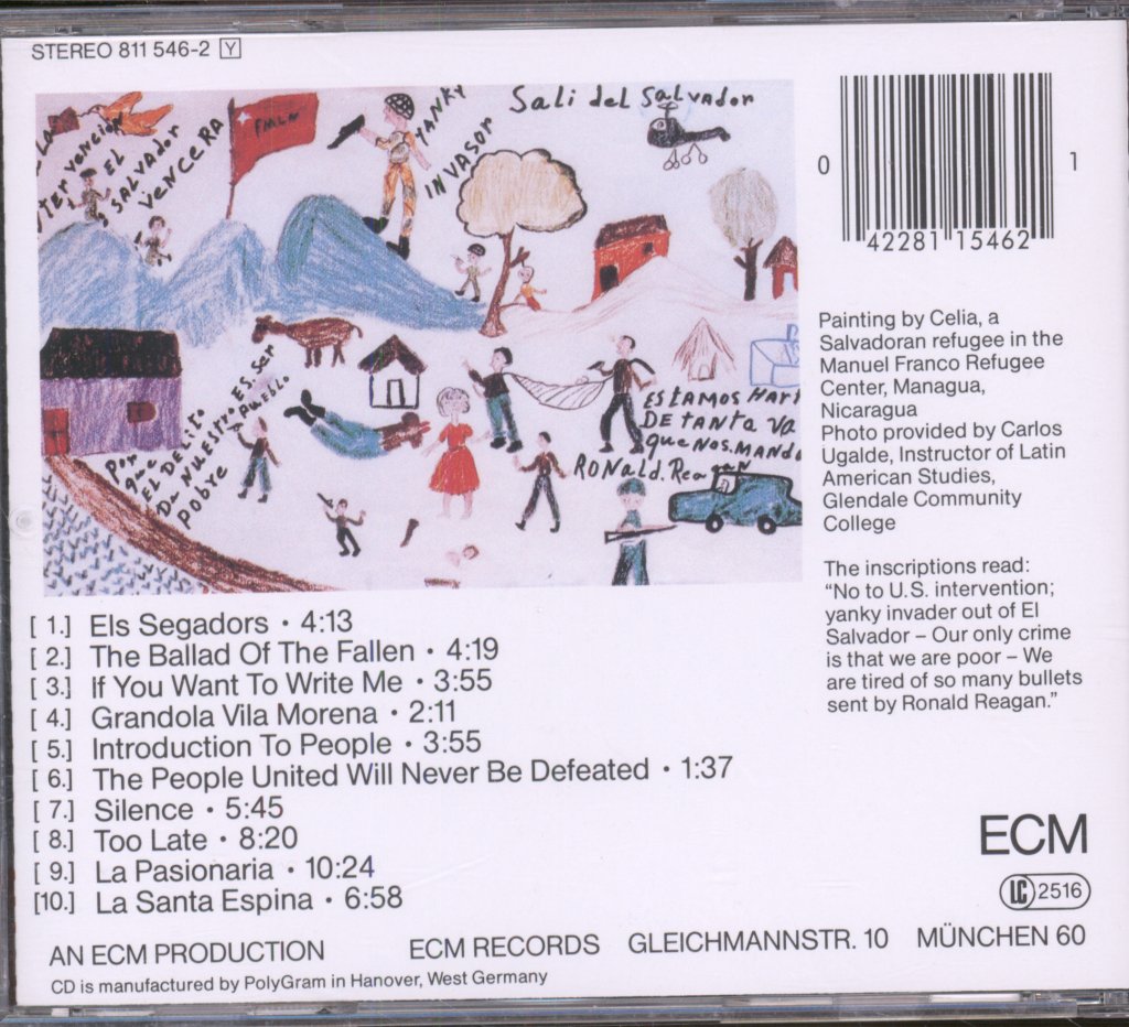 Charlie Haden - Ballad Of The Fallen - Cd