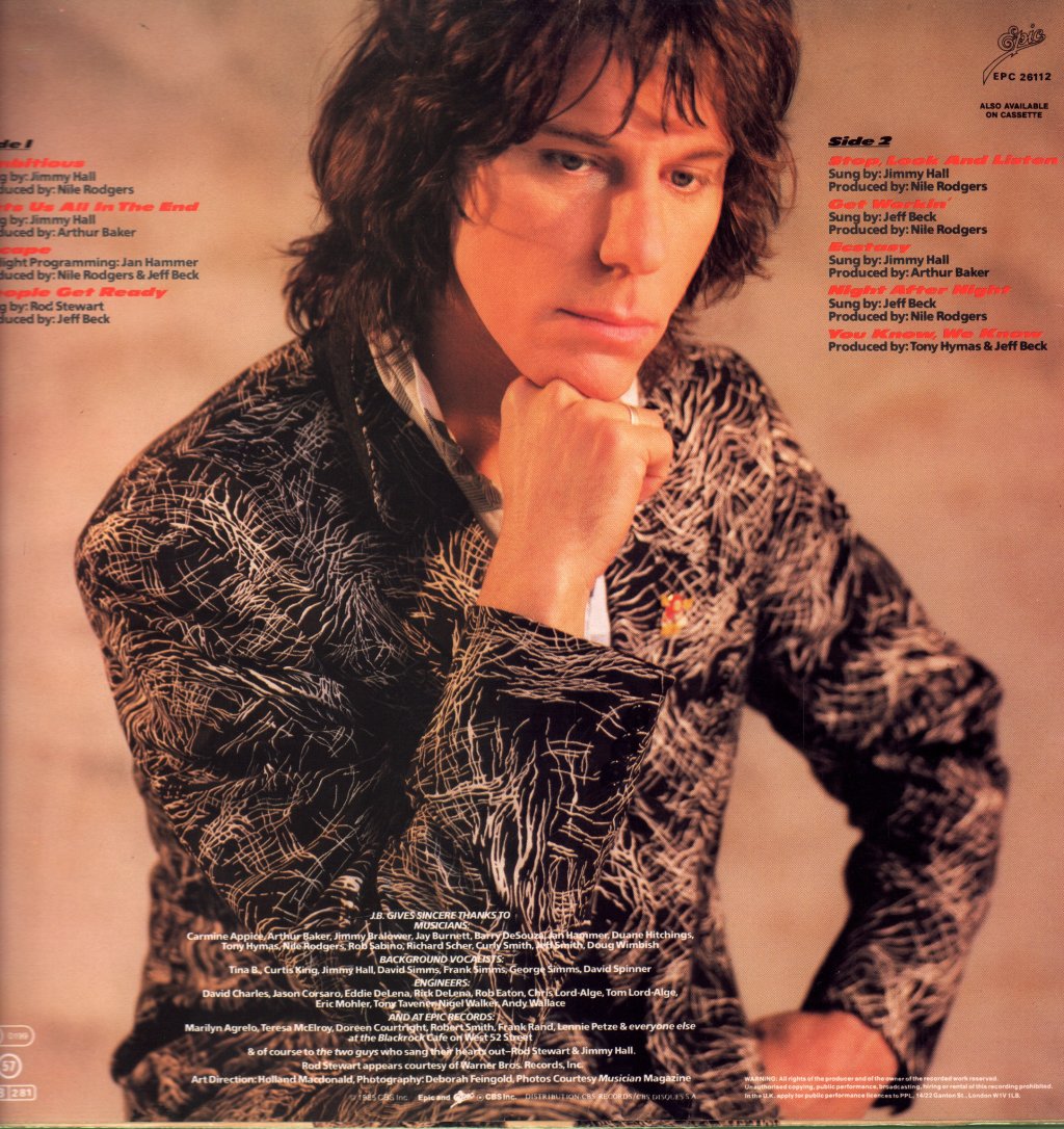 Jeff Beck - Flash - Lp