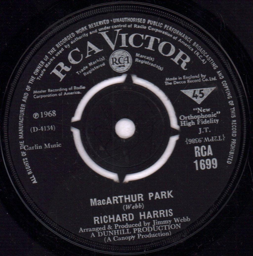 Richard Harris - Macarthur Park - 7 Inch