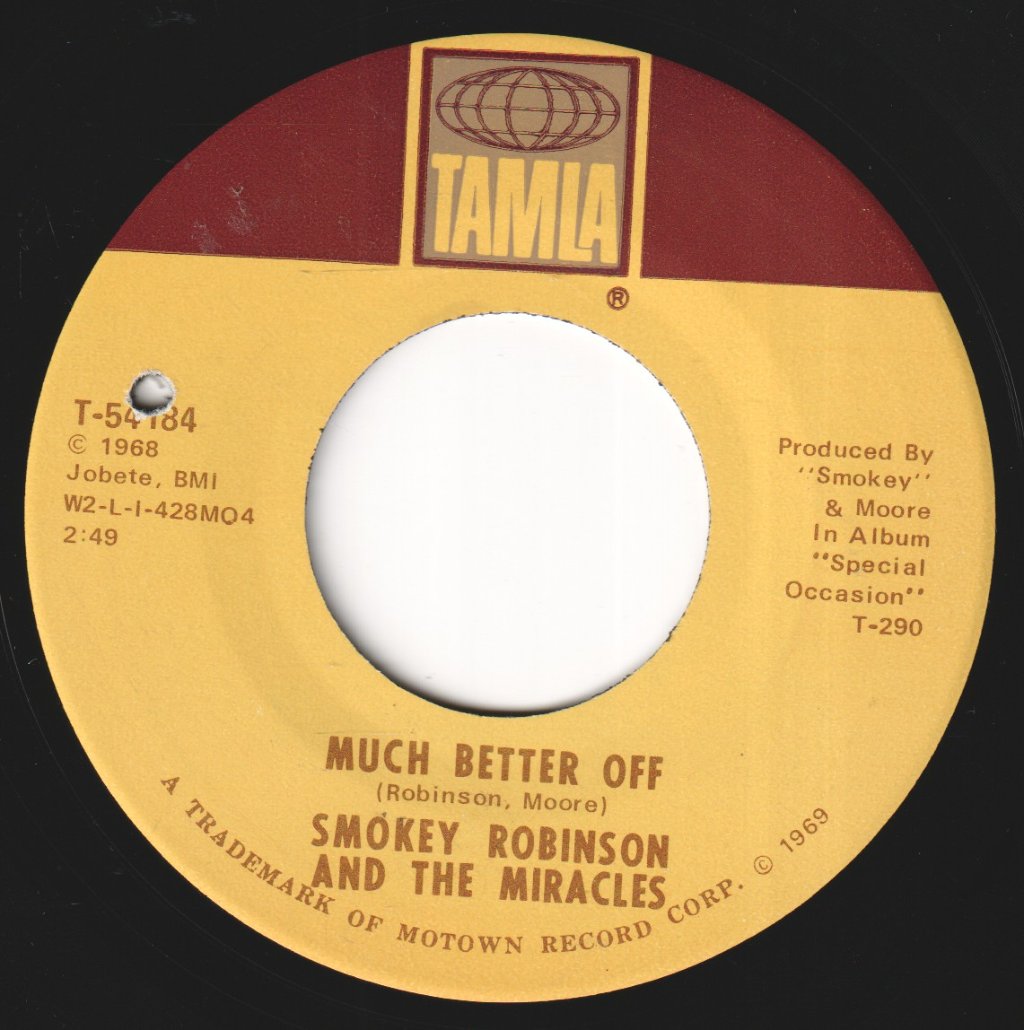 Smokey Robinson And The Miracles - Abraham, Martin And John - 7 Inch