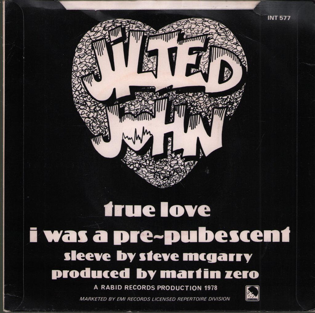 Jilted John - True Love - 7 Inch
