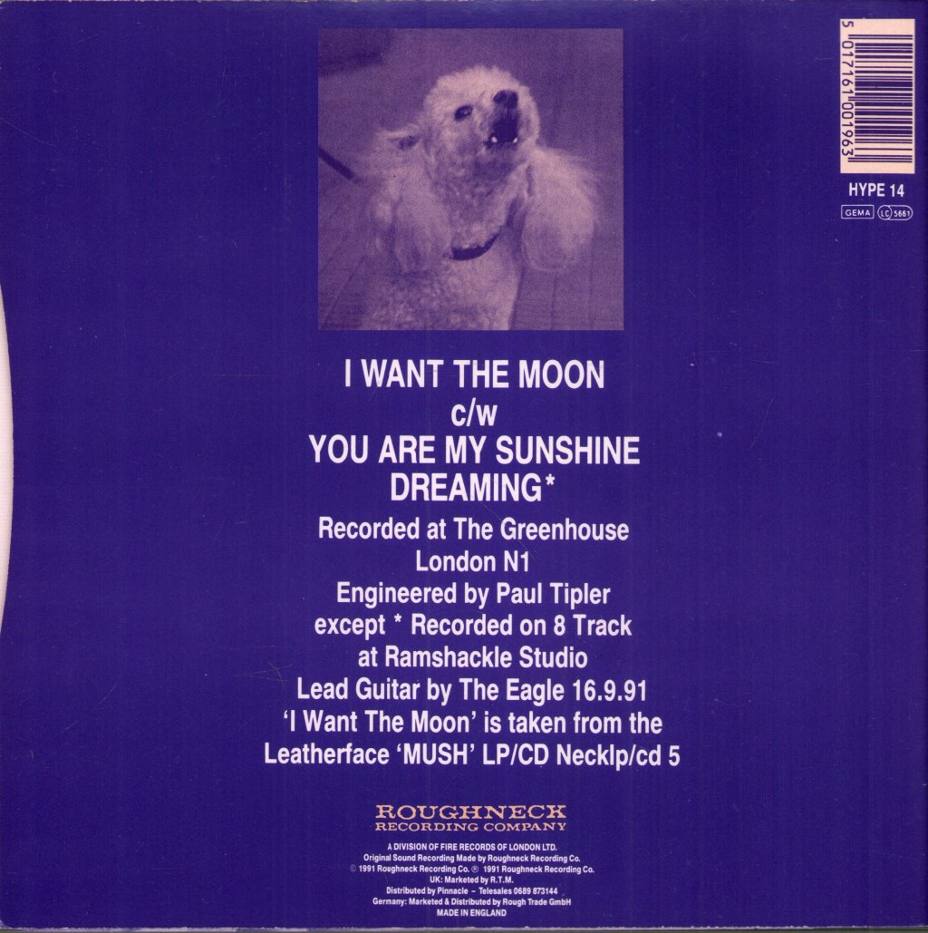 Leatherface - I Want The Moon - 7 Inch