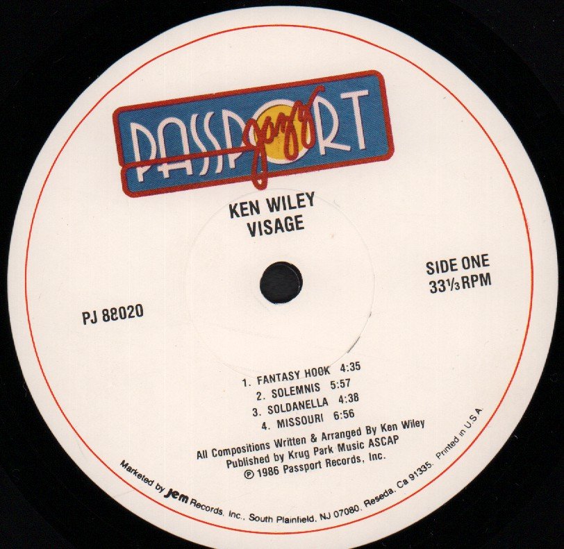 Ken Wiley - Visage - Lp