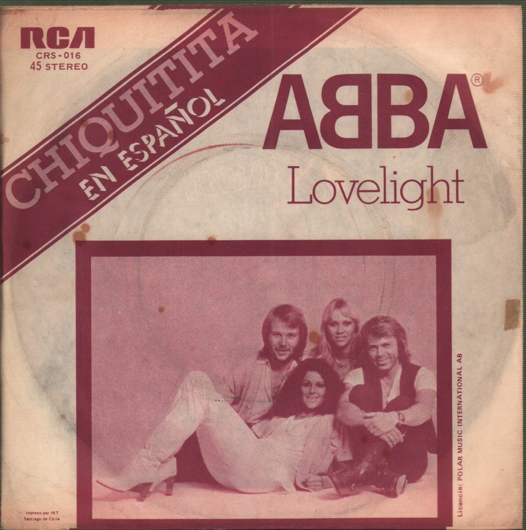 ABBA - Chiquitita (En Español) / Lovelight - 7 Inch