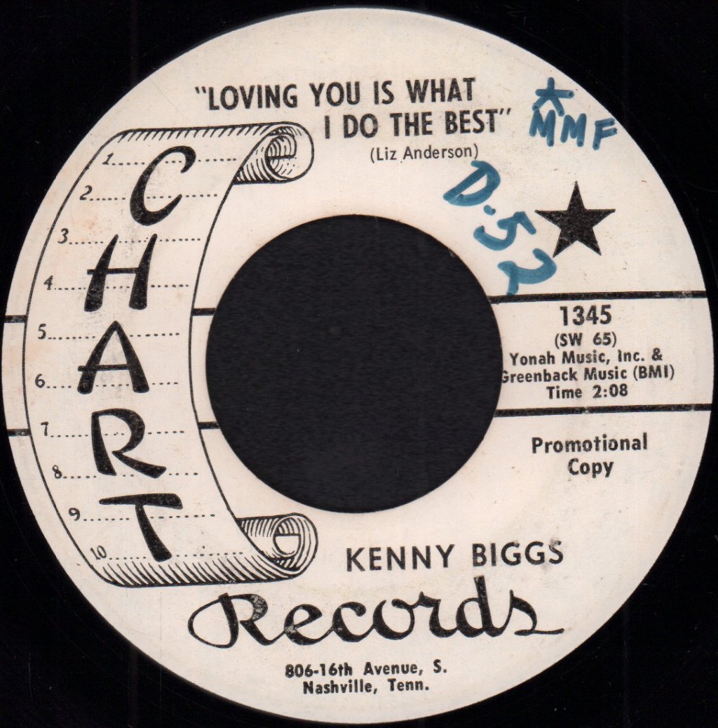 Kenny Biggs - Loving You Is What I Do Best - 7 Inch