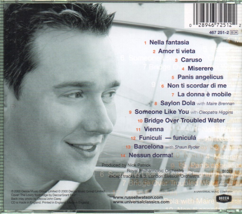 Russell Watson - Voice - Cd