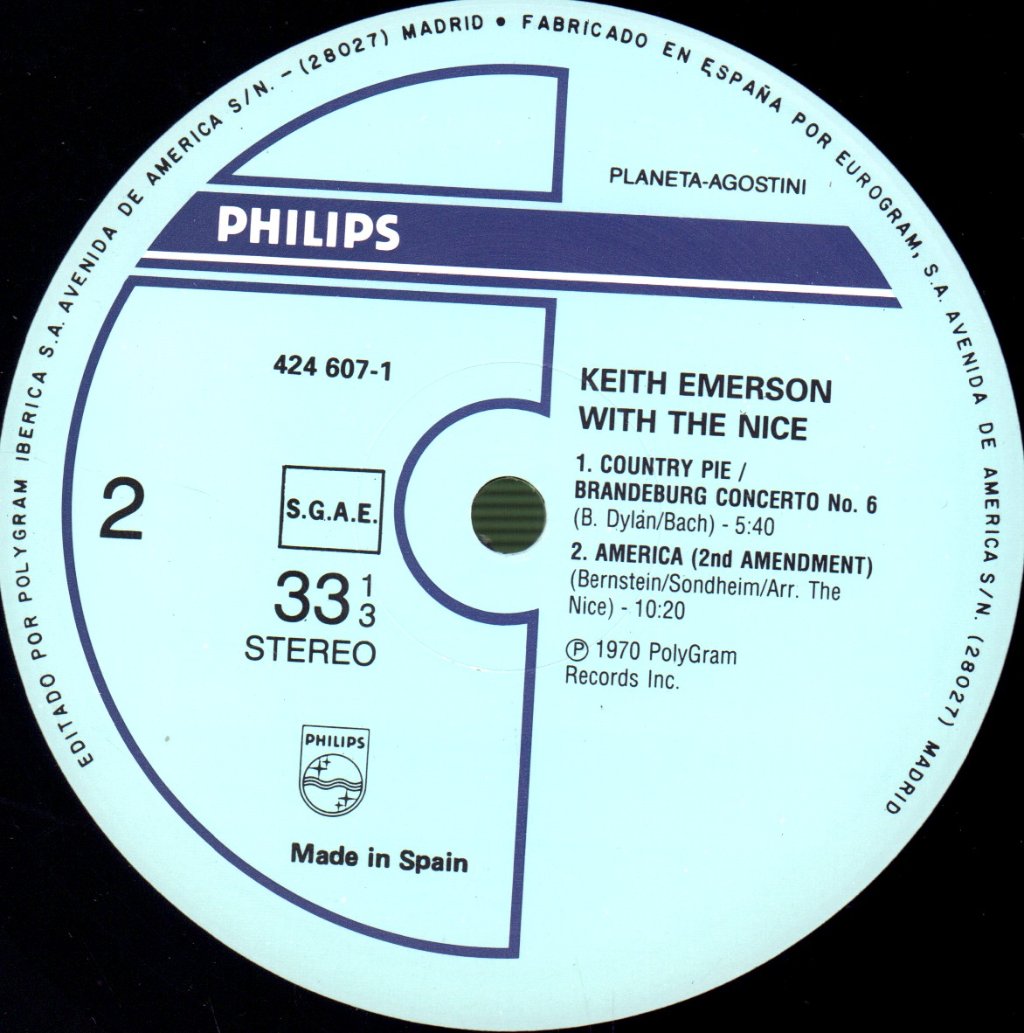 Keith Emerson With Nice - Here Comes... The Nice - Lp