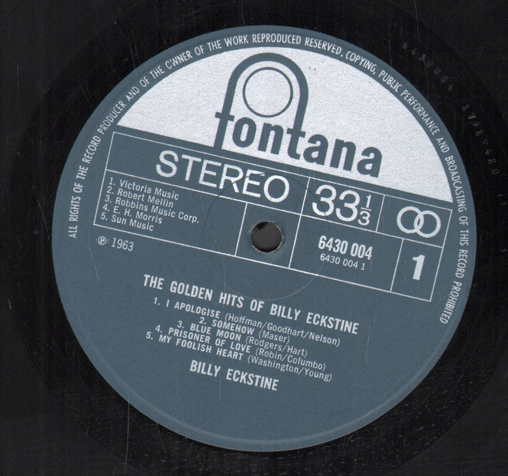 Billy Eckstine - Golden Hits Of - Lp