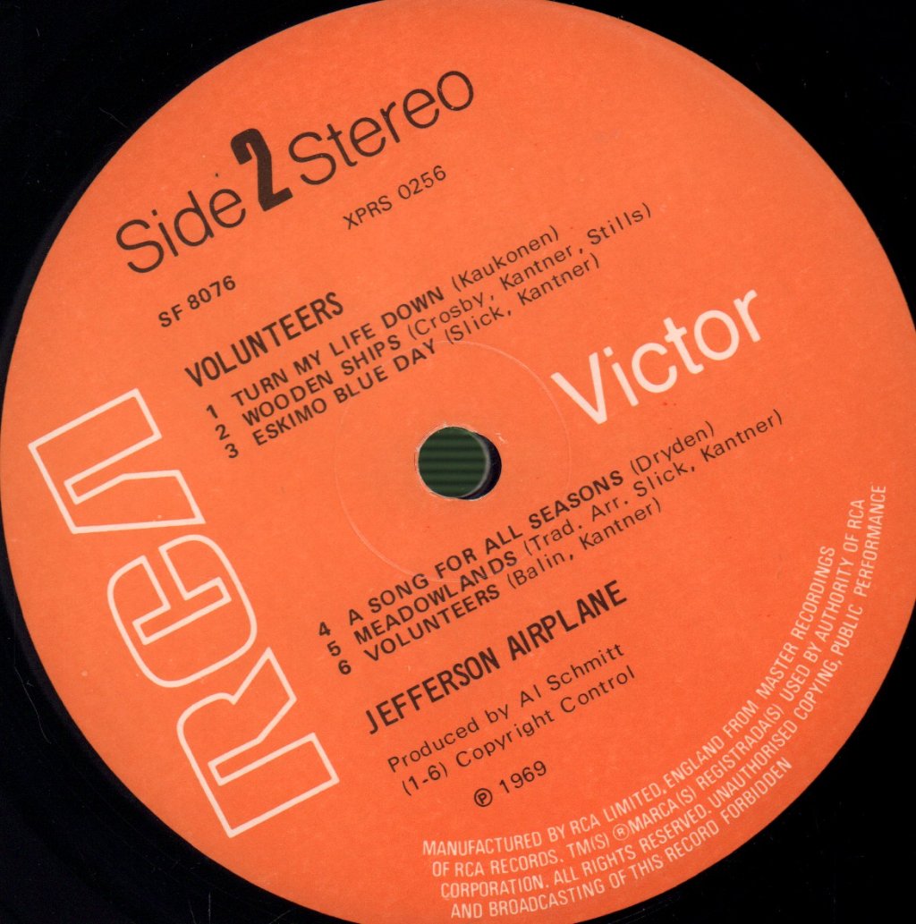 Jefferson Airplane - Volunteers - Lp