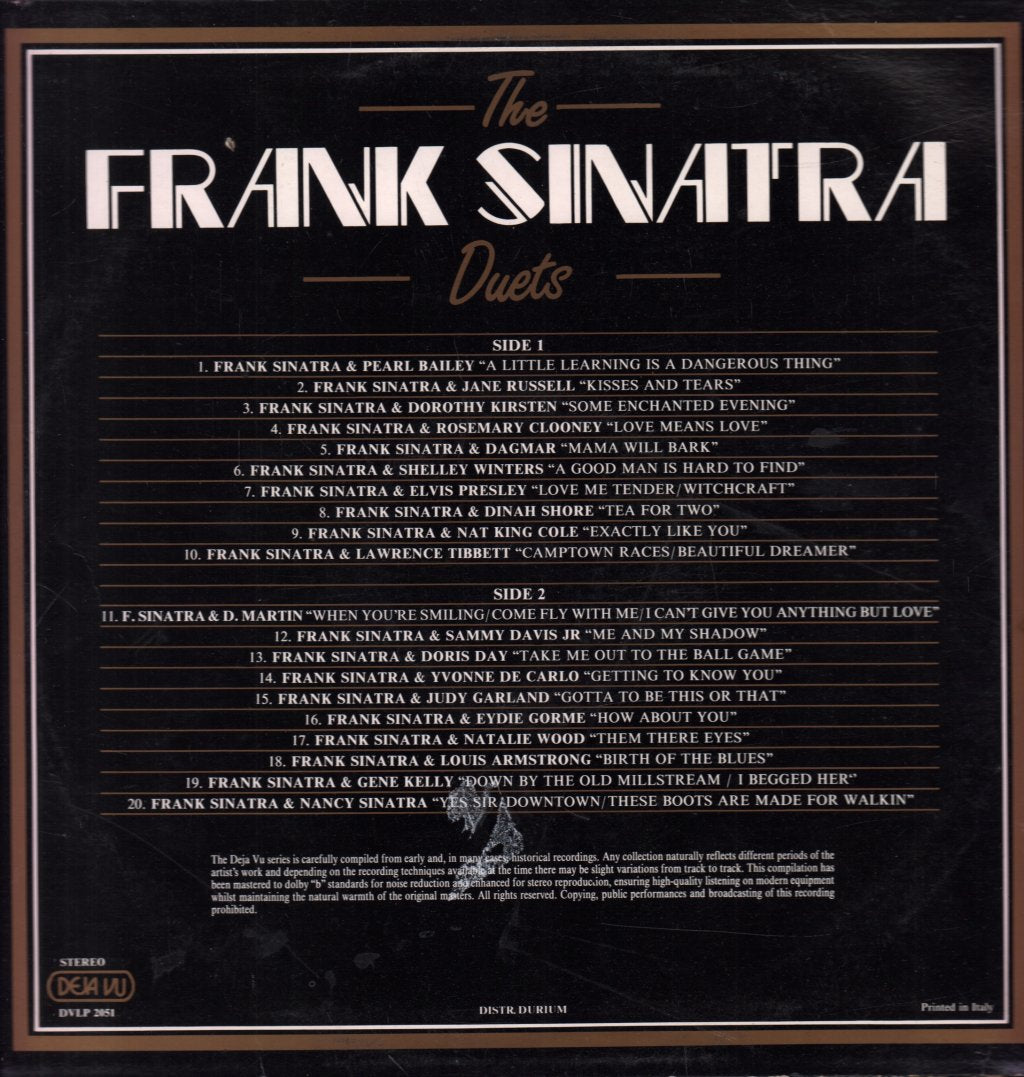 Frank Sinatra - Duets - Lp