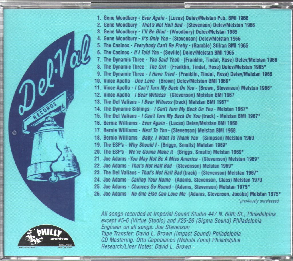 Various Artists - Best Of Del-Val Records Vol. 1 - Cd