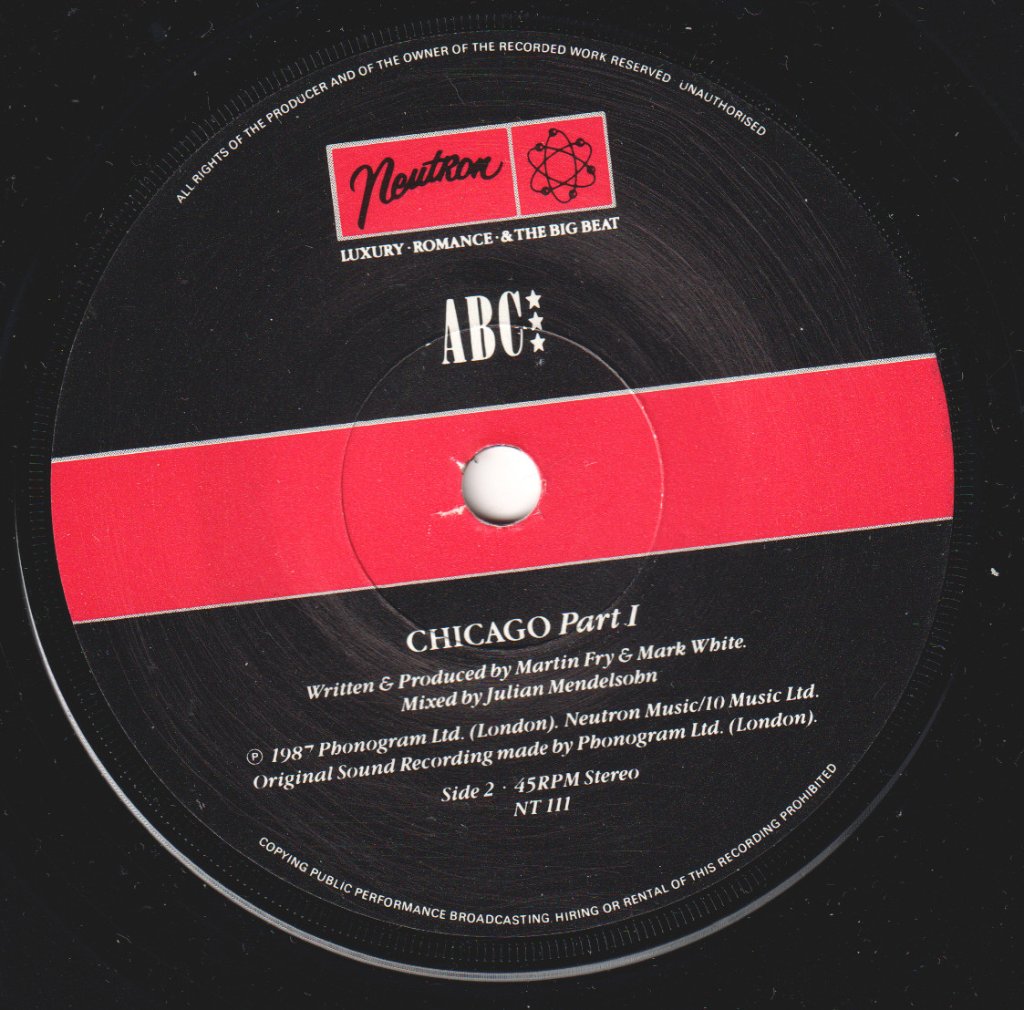 ABC - When Smokey Sings - 7 Inch