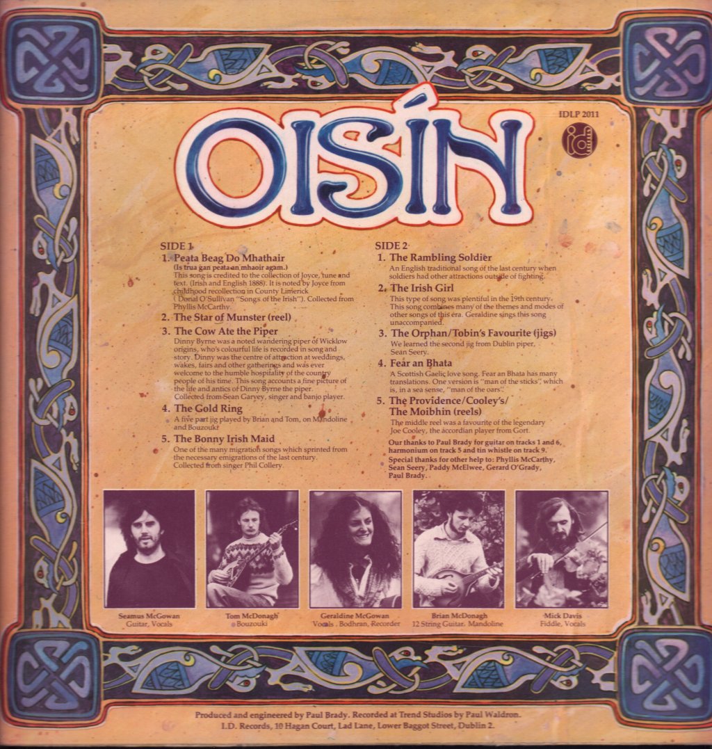 Oisin - Bealoideas - Lp