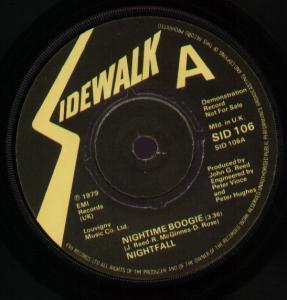 Nightfall - Nightime Boogie - 7 Inch