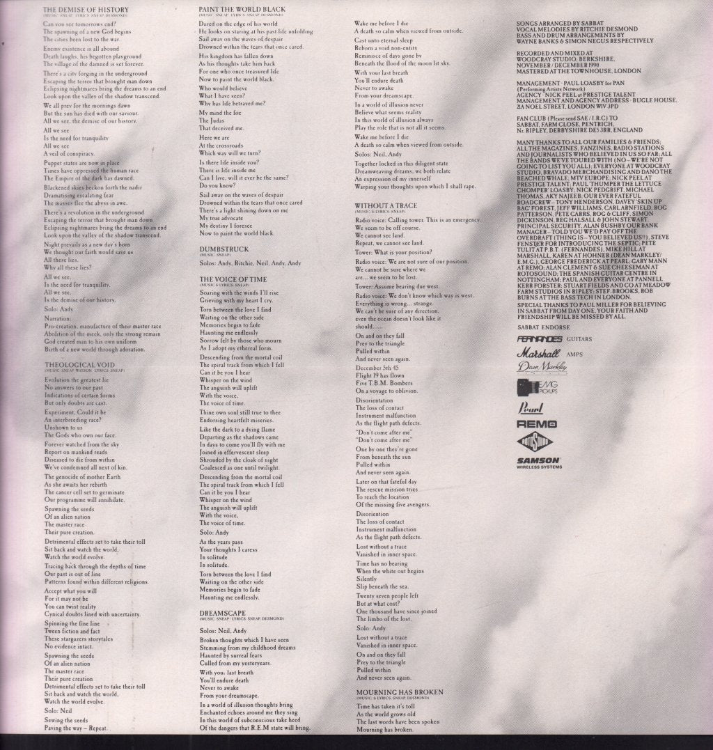 Sabbat - Mourning Has Broken - Lp