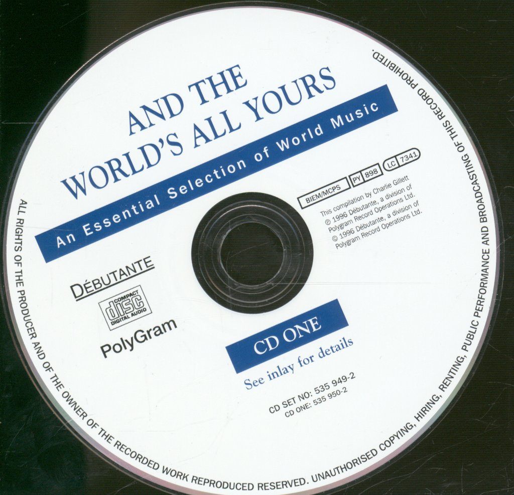 Various Artists - And The World's All Yours - Double Cd