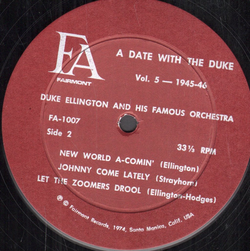 Duke Ellington And His Orchestra - A Date With The Duke - Vol. 5 1945-46 - Lp