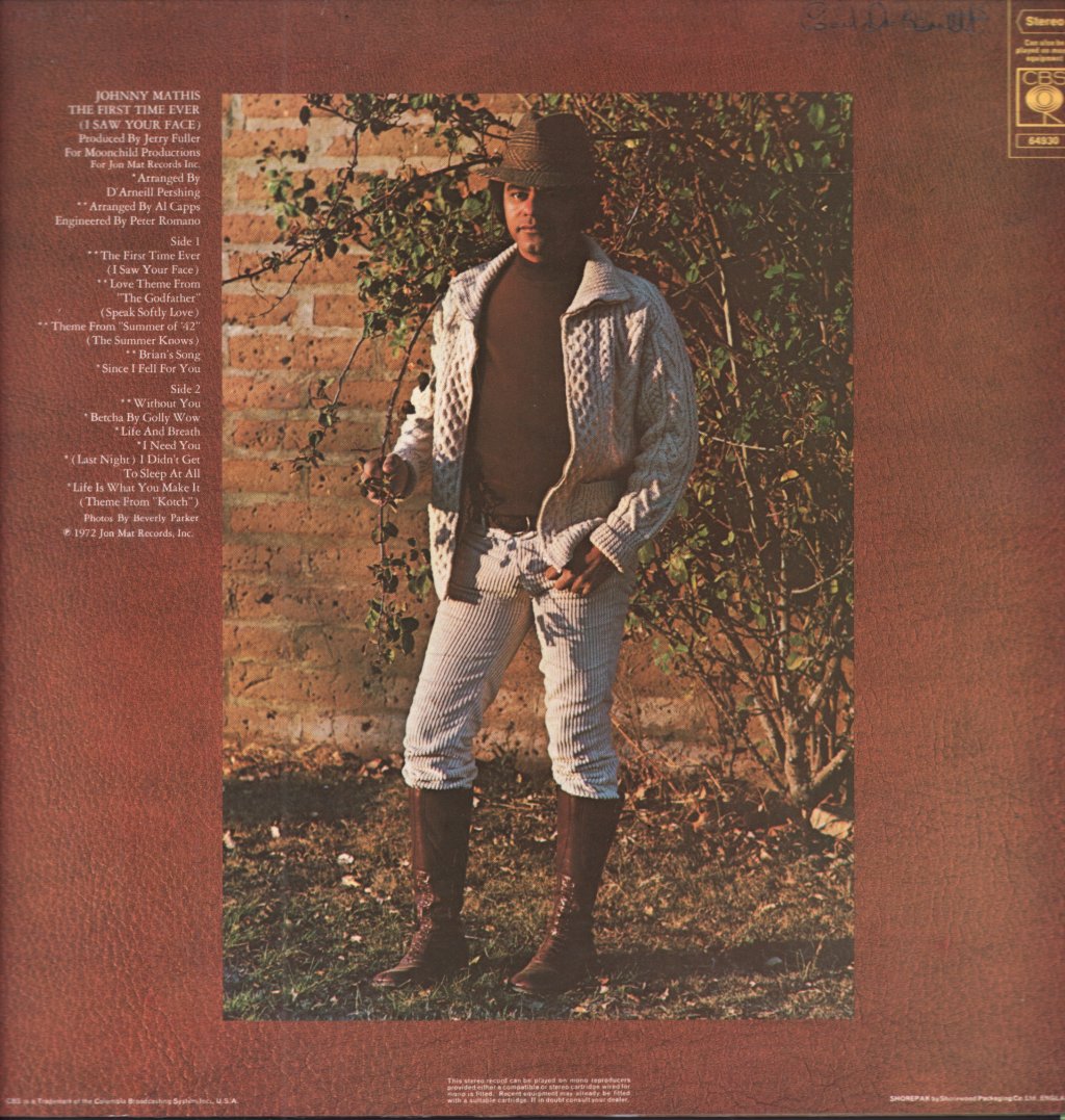 Johnny Mathis - First Time Ever - Lp