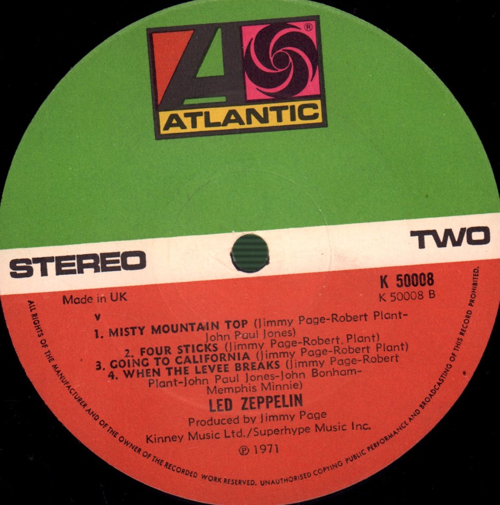 Led Zeppelin - Iv - Lp