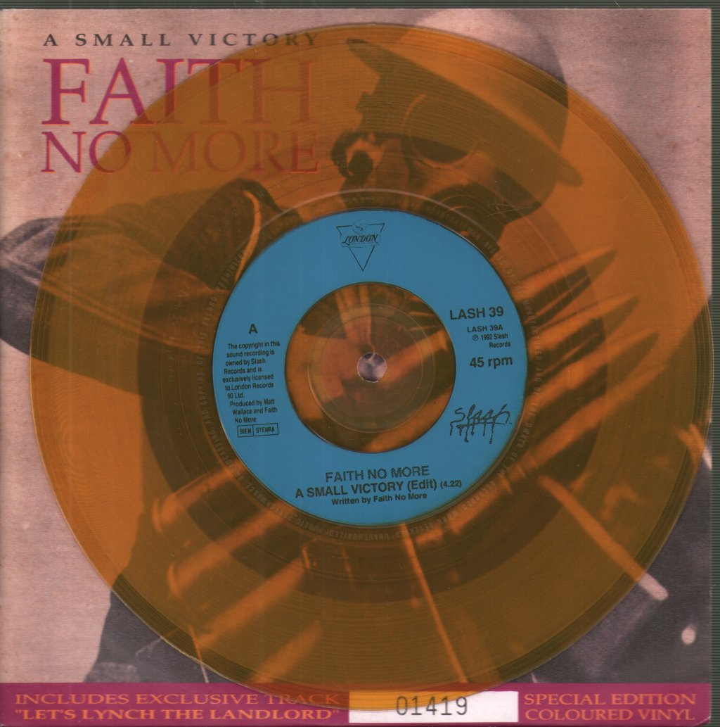 Faith No More - A Small Victory - 7 Inch