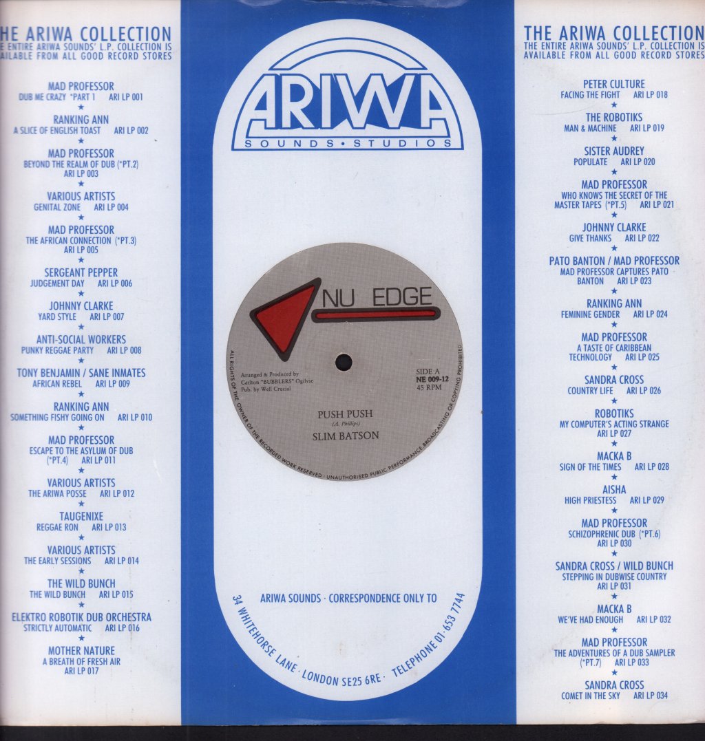 Slim Batson - Push Push - 12 Inch