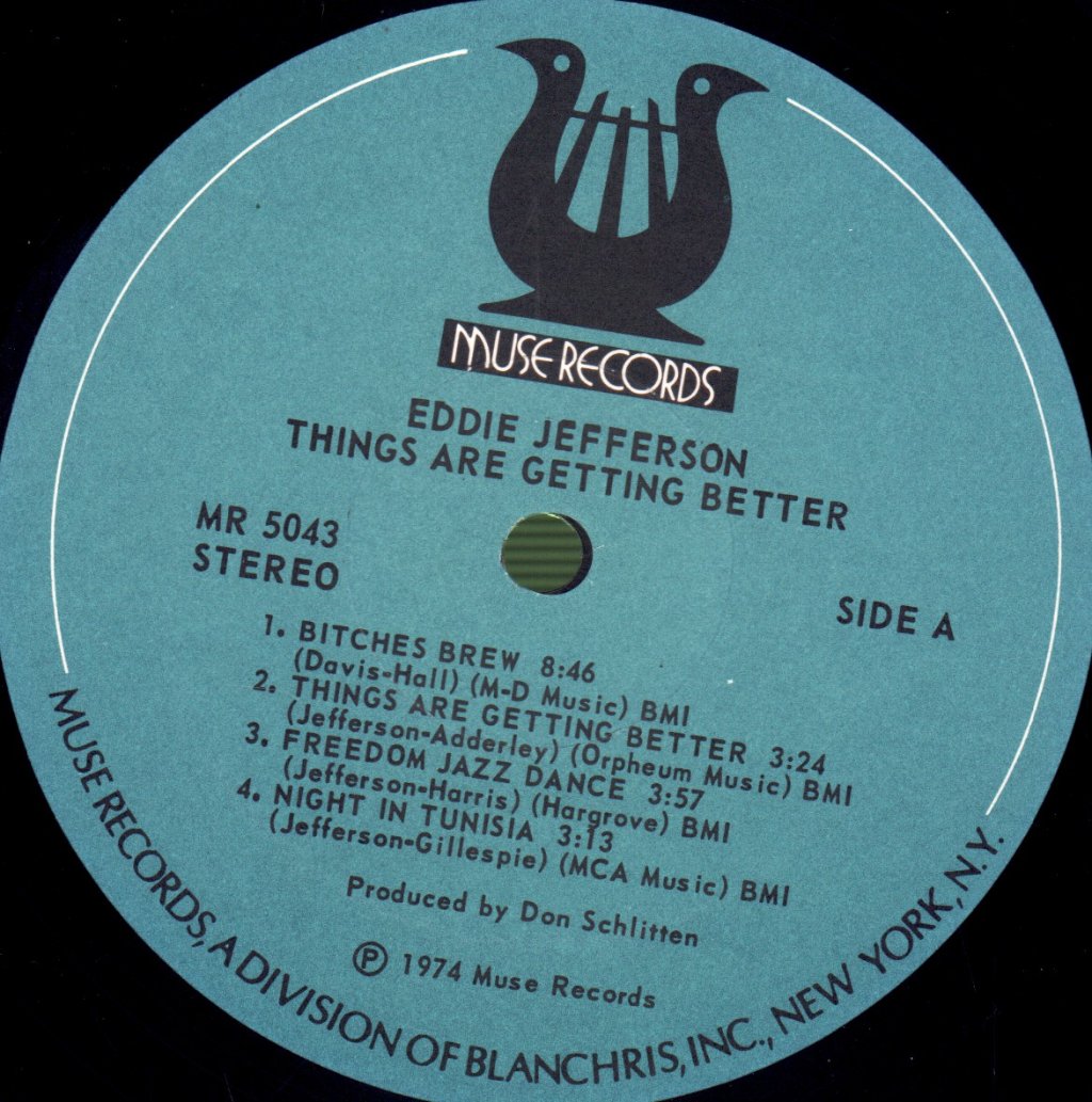 Eddie Jefferson - Things Are Getting Better - Lp
