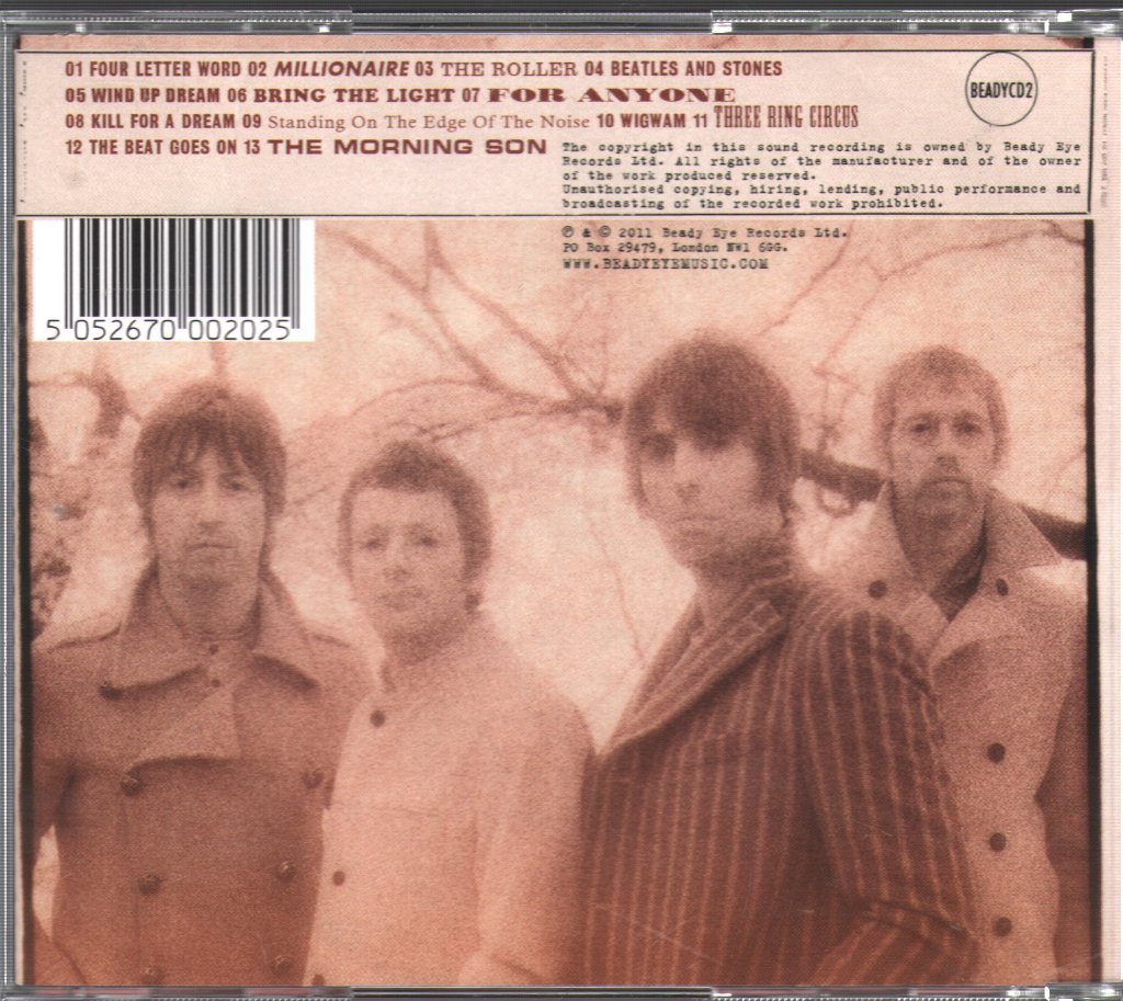 Beady Eye - Different Gear, Still Speeding - Cd