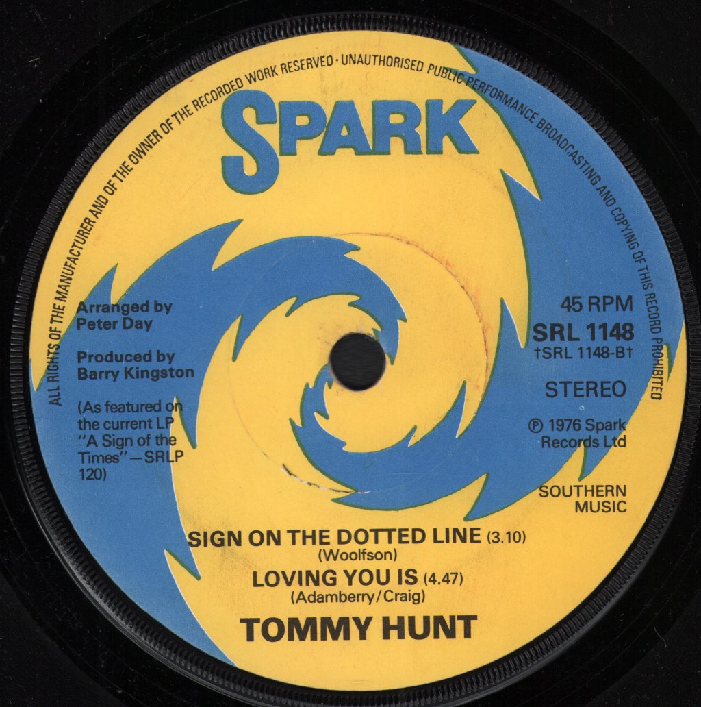 Tommy Hunt - One Fine Morning - 7 Inch