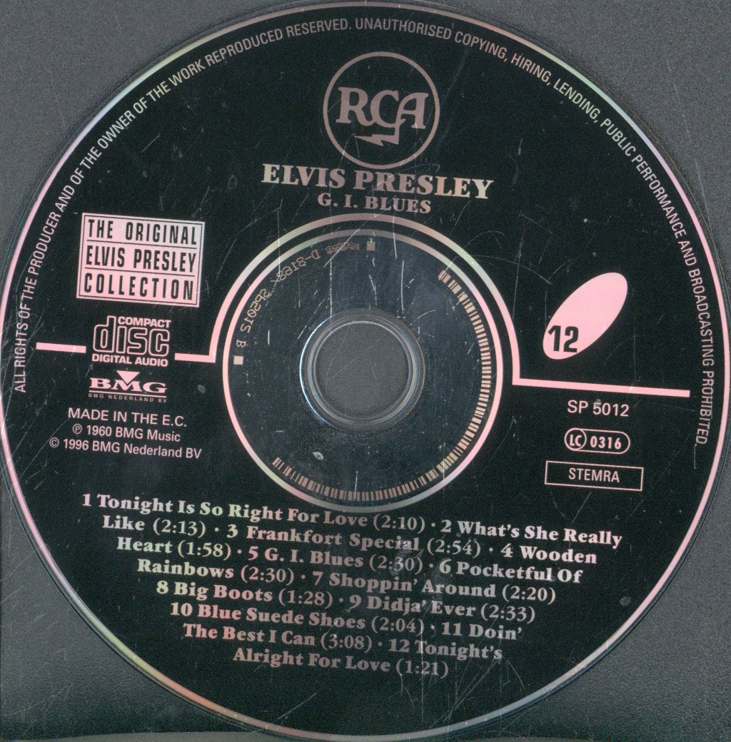 Elvis Presley - G. I. Blues - Cd