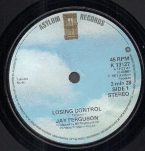 Jay Ferguson - Losing Control - 7 Inch