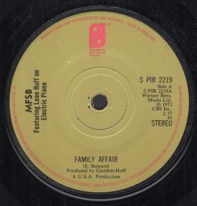 MFSB - Family Affair - 7 Inch