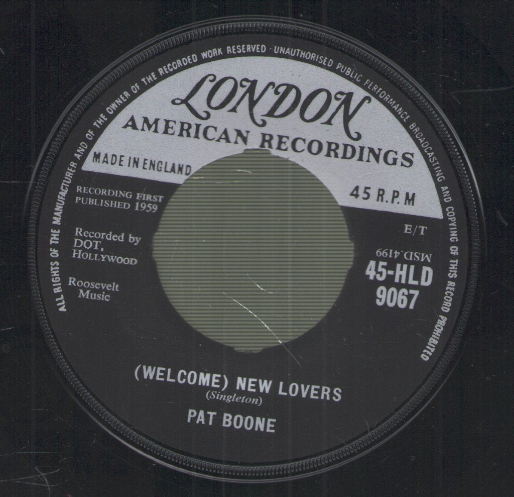 Pat Boone - (Welcome) New Lovers - 7 Inch