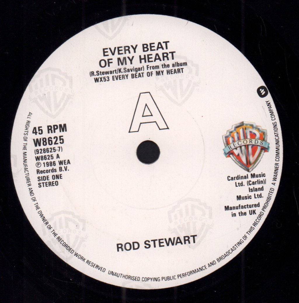 Rod Stewart - Every Beat Of My Heart - 7 Inch