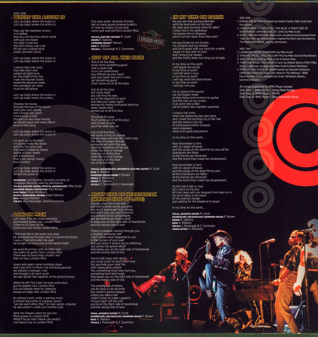 Waterboys - Where The Action Is - Lp
