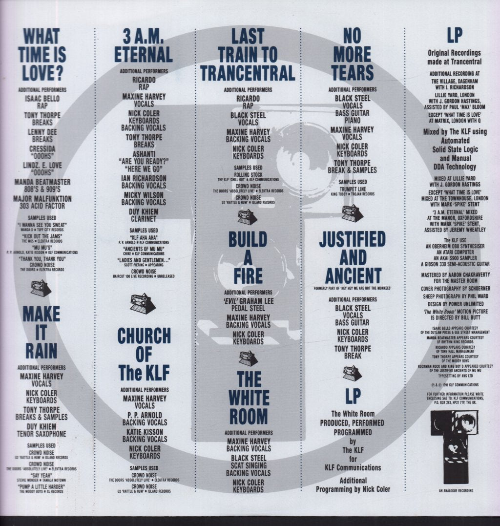 KLF - White Room - Lp