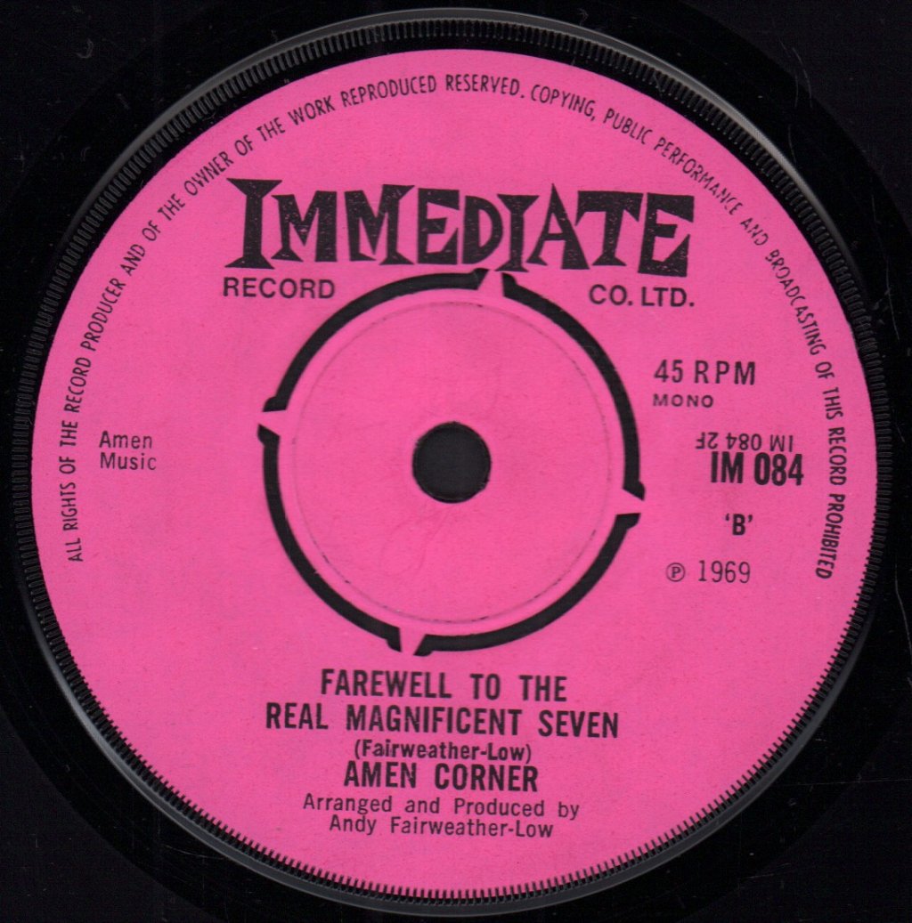 Amen Corner - Get Back - 7 Inch