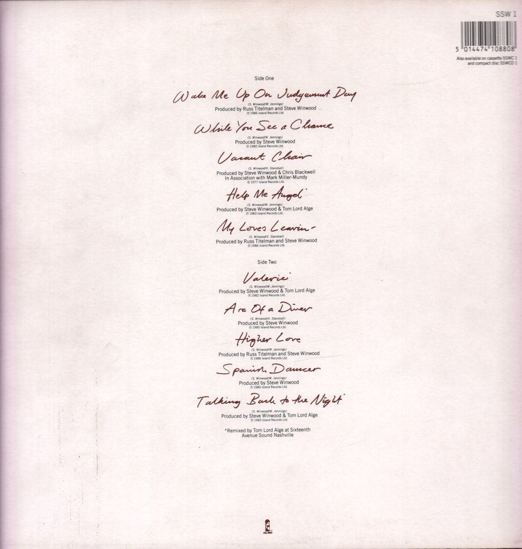 Steve Winwood - Chronicles - Lp