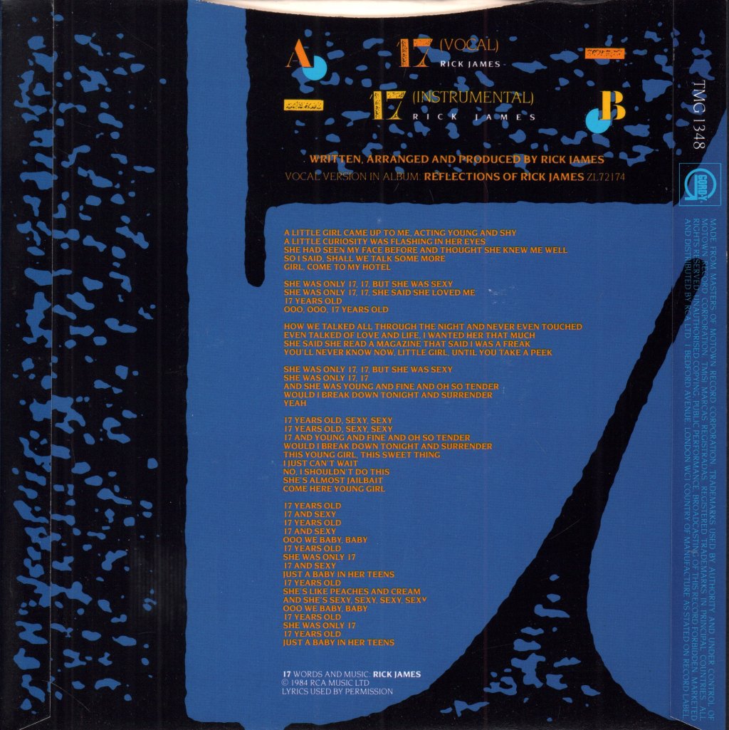 Rick James - 17 - 7 Inch