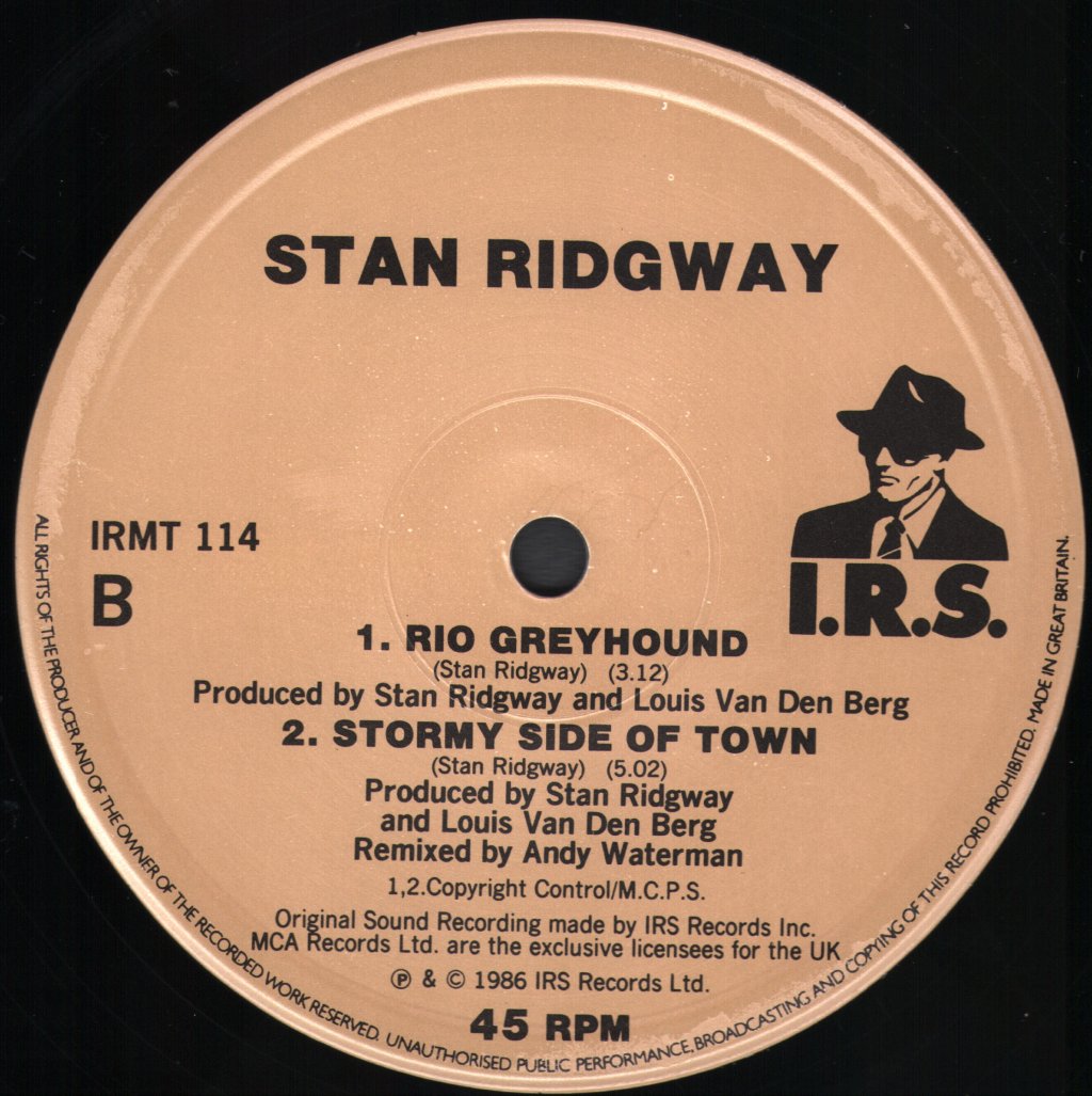 Stan Ridgway - Camouflage - 12 Inch