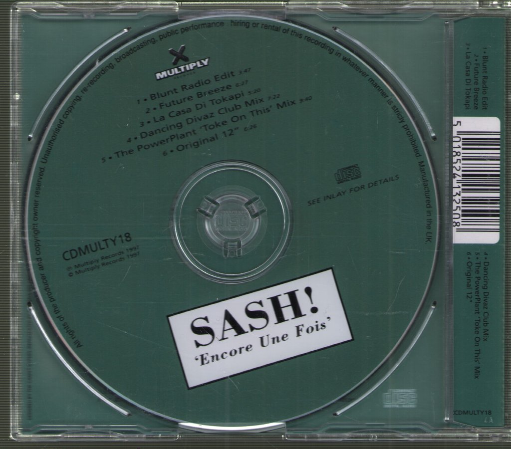 Sash! - Encore Une Fois - Cd