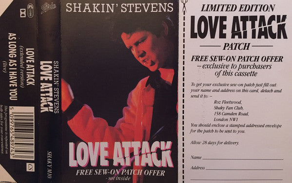 Shakin Stevens - Love Attack - Cassette