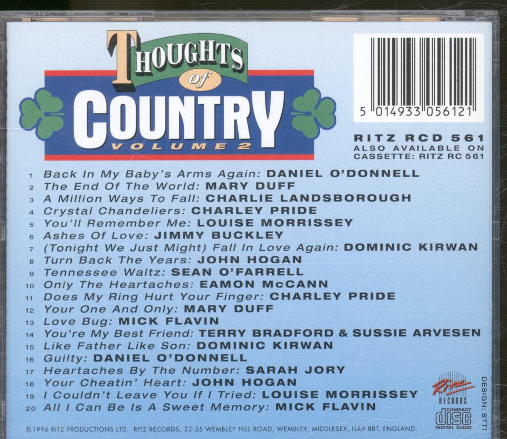 Various Artists - Thoughts Of Country Volume 2 - Cd