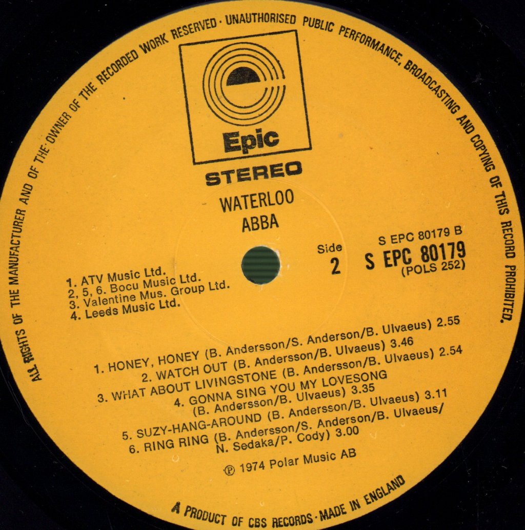 ABBA - Waterloo - Lp