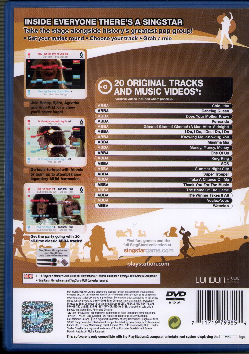 ABBA - Sing Star - Game