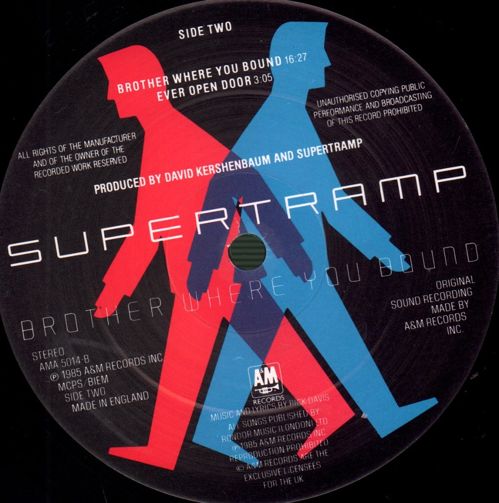 Supertramp - Brother Where You Bound - Lp