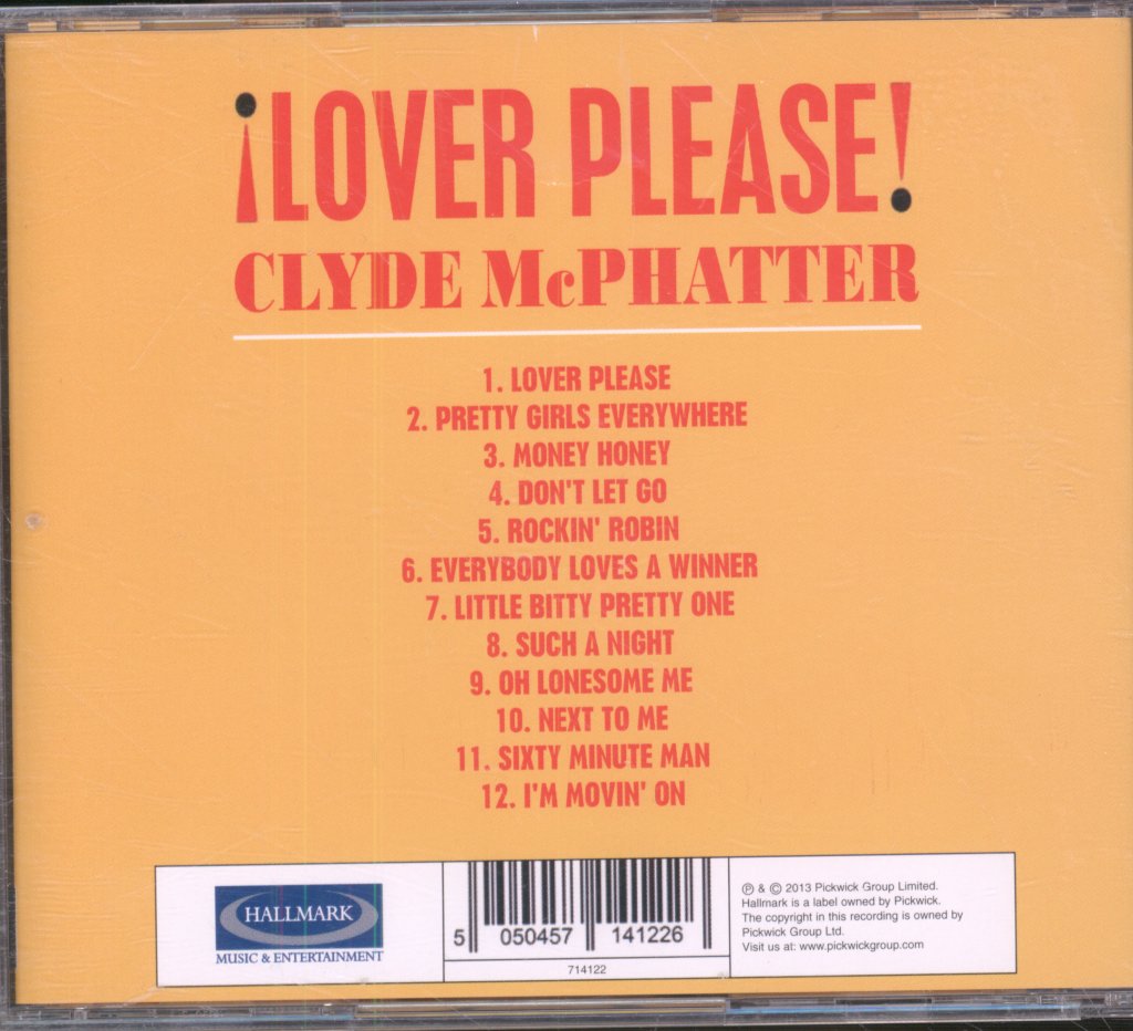 Clyde Mcphatter - Lover Please! - Cd