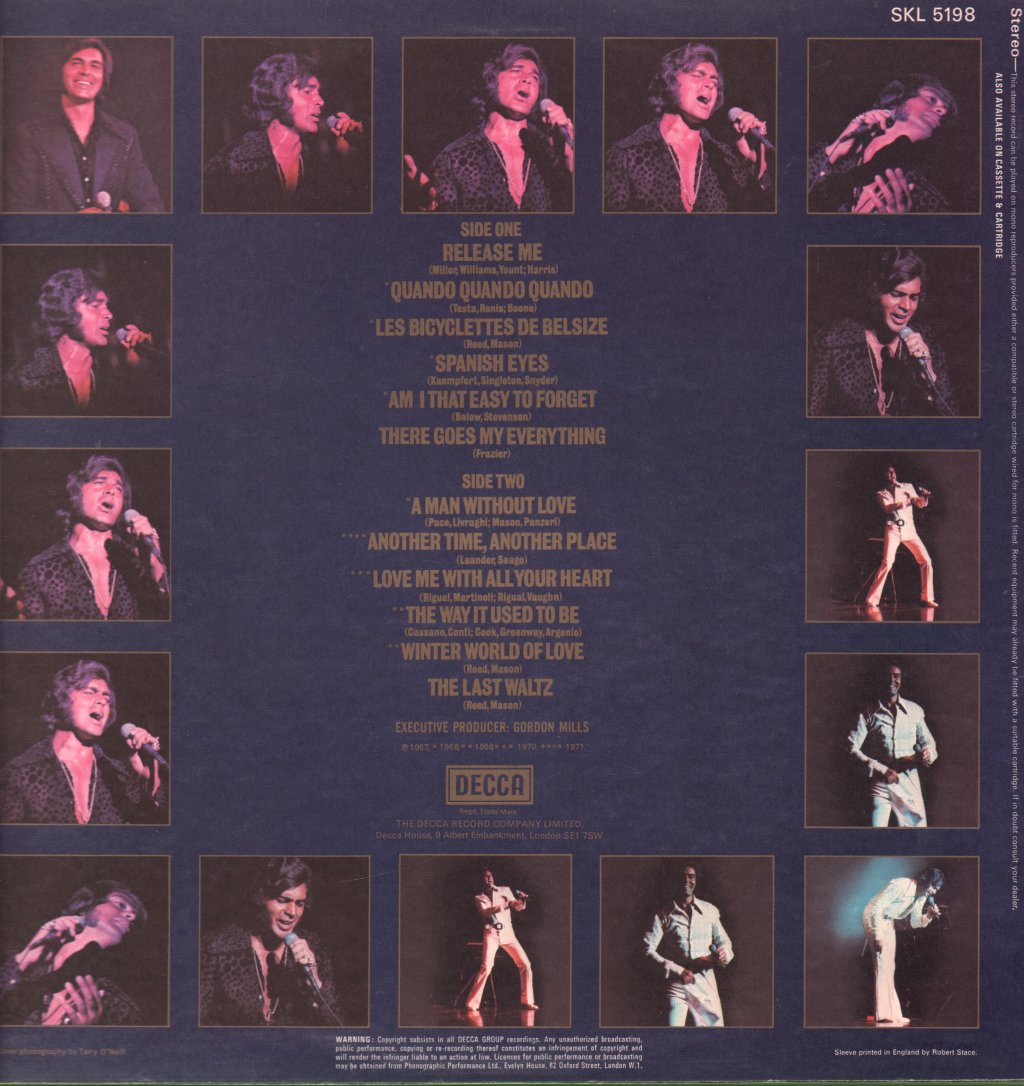 Engelbert Humperdinck - His Greatest Hits - Lp