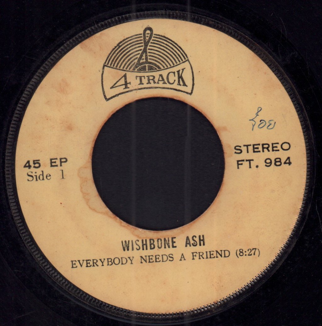 Wishbone Ash - Everybody Needs A Friend - 7 Inch