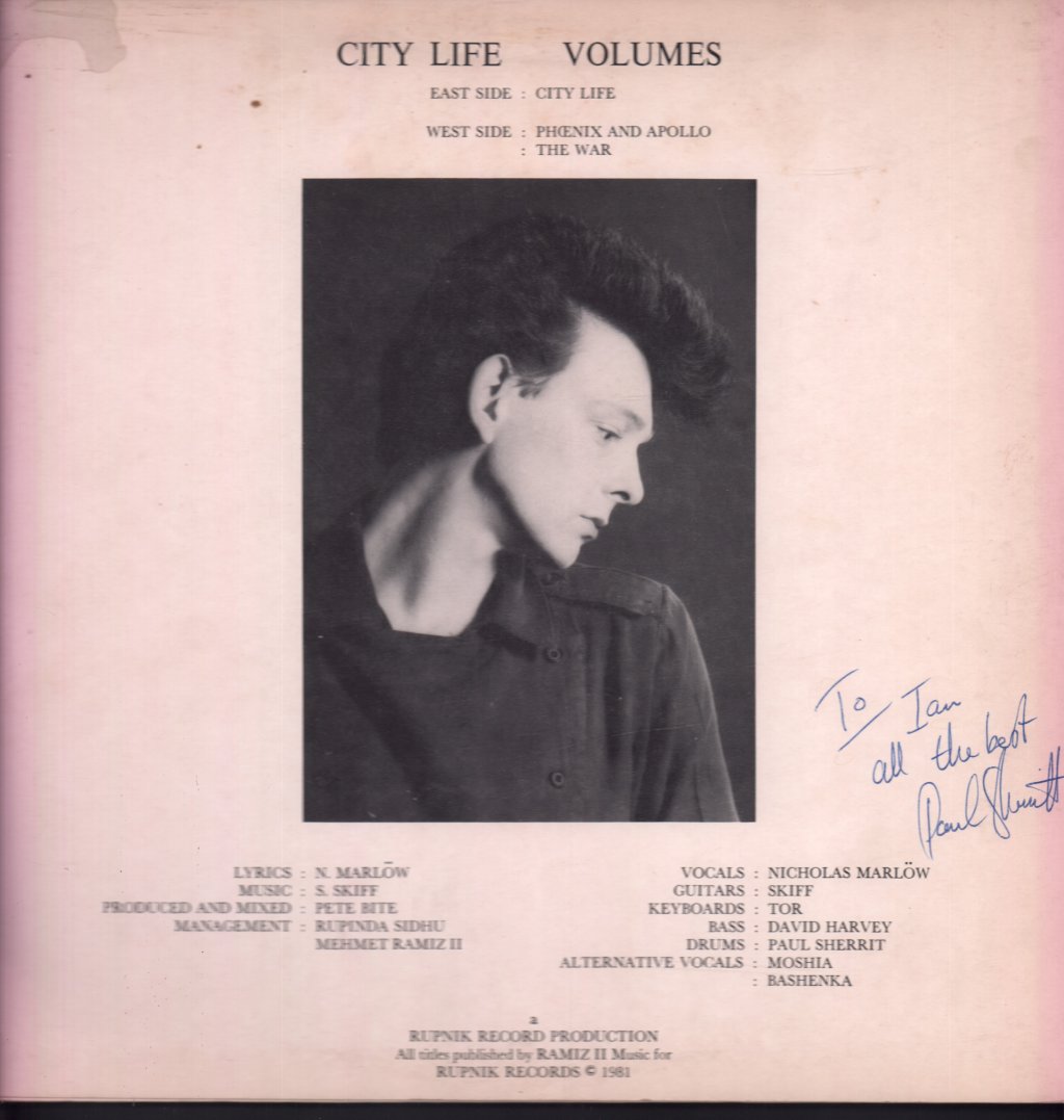 Nicholas Marlow - City Life Volumes - Lp