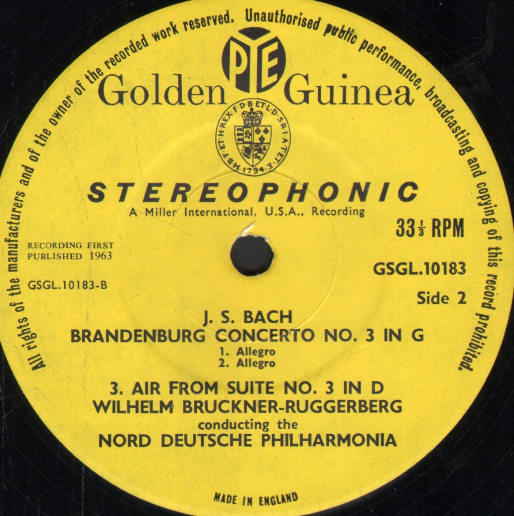 Wilhelm Bruckner Ruggerberg / Nord Deutsches Philharmonia - Mozart - Eine Kleine Nachtmusik - Lp